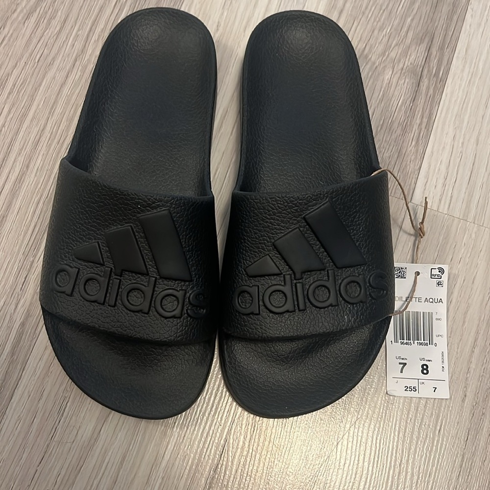 Adidas Black Slide Sandals